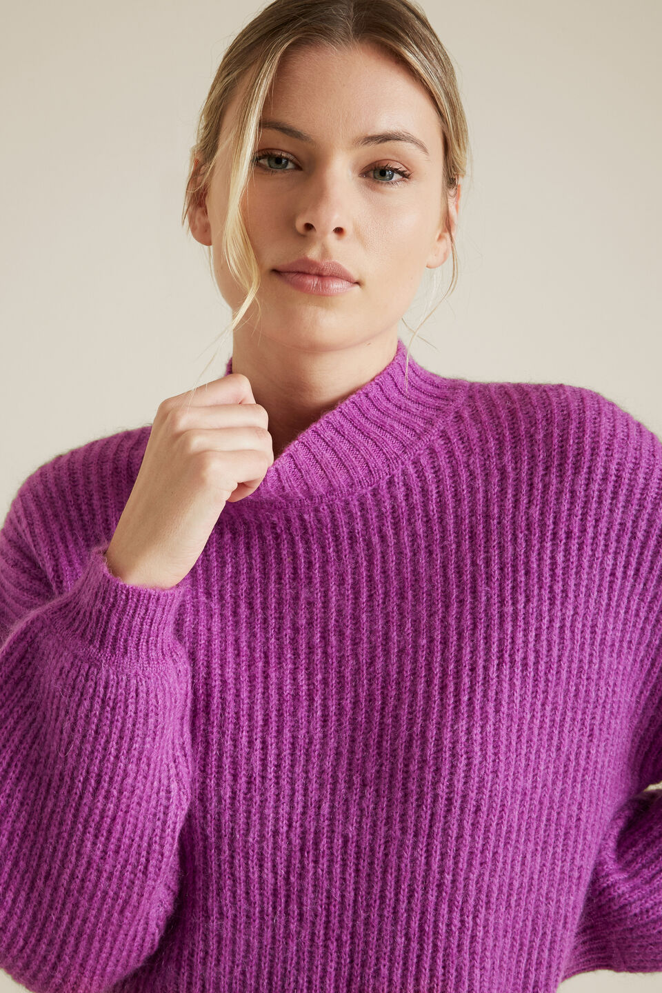 Relaxed Chunky Sweater  