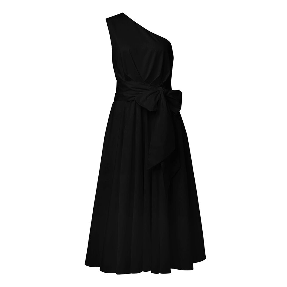 Collection One Shoulder Wrap Dress  