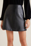 Leather Mini Skirt    hi-res