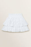 Metallic Skirt  White Silver  hi-res