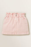Paperbag Denim Skirt  Blush  hi-res
