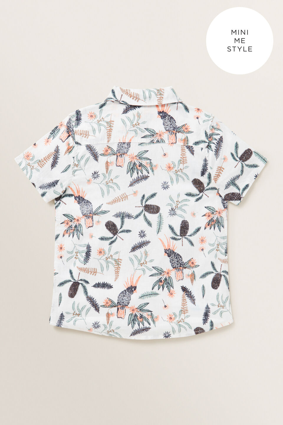 Boys Mini Me Cockatoo Shirt  