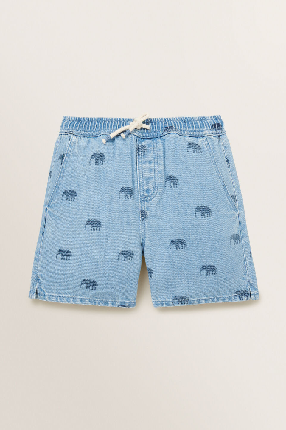 Elephant Print Shorts  