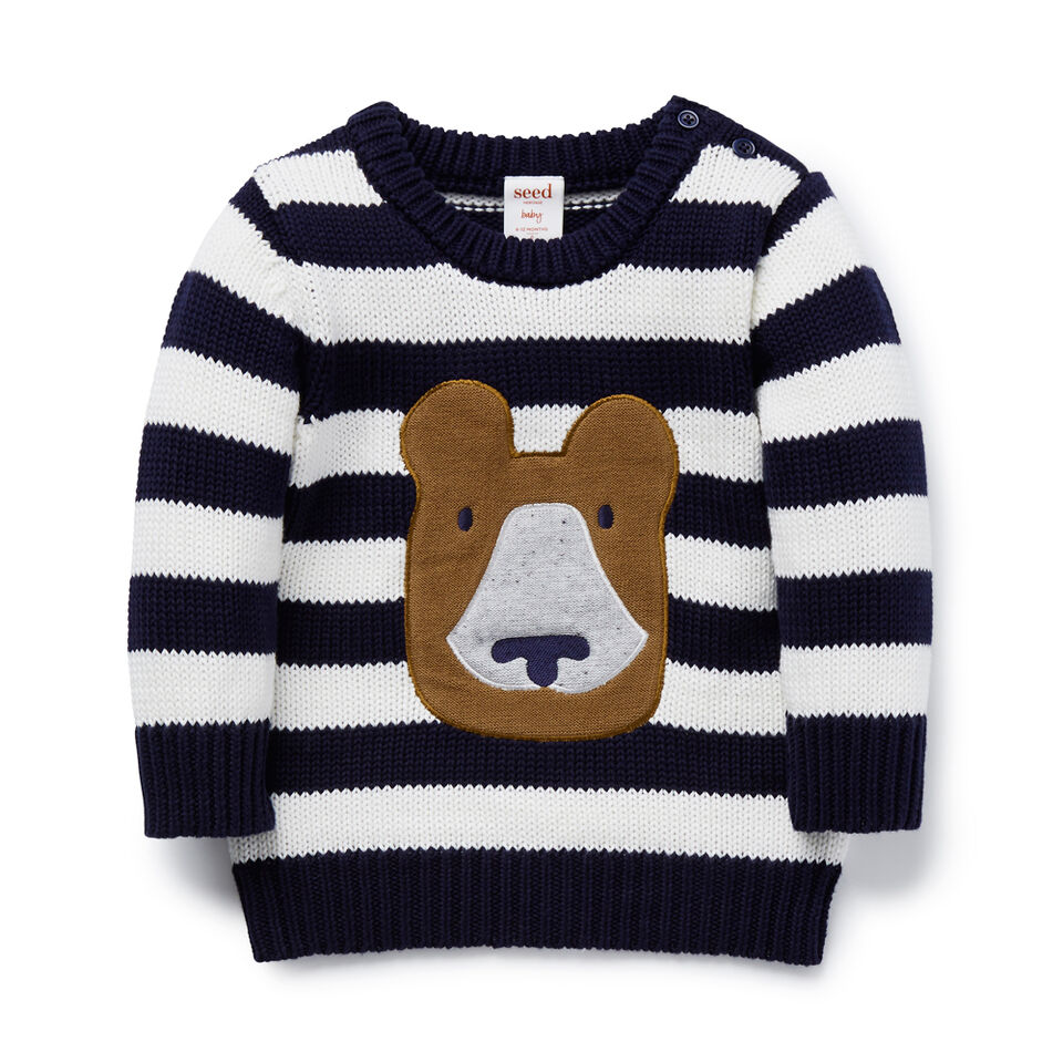 Bear Knit Sweater  