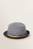 Colour Block Fedora    hi-res