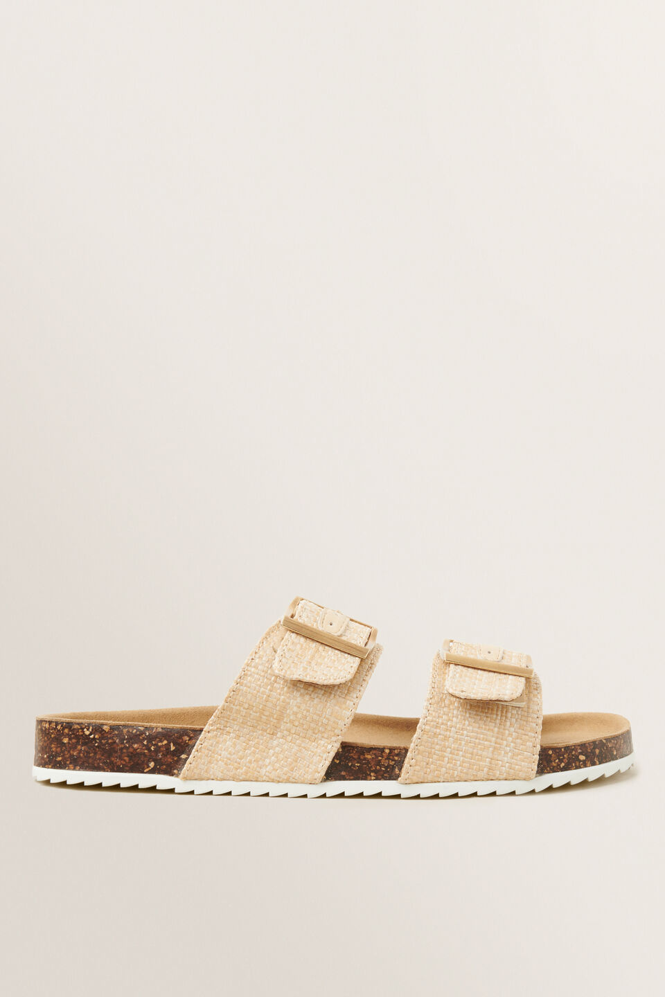 Woven Buckle Slides  