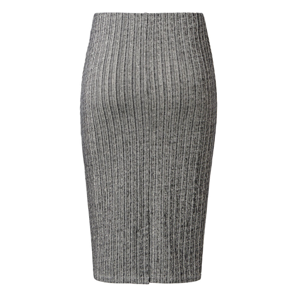 Textured Stretch Skirt  