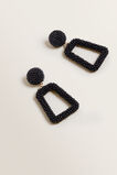 Square Beaded Earrings    hi-res