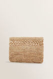 Raffia Weave Pouch    hi-res