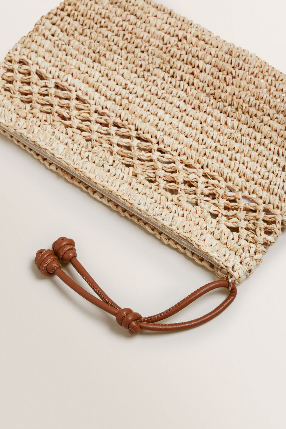 Raffia Weave Pouch  