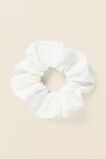 Linen Scrunchie  Cloud Cream  hi-res