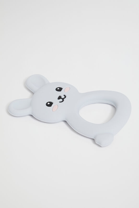 Bunny Teether  Grey  hi-res