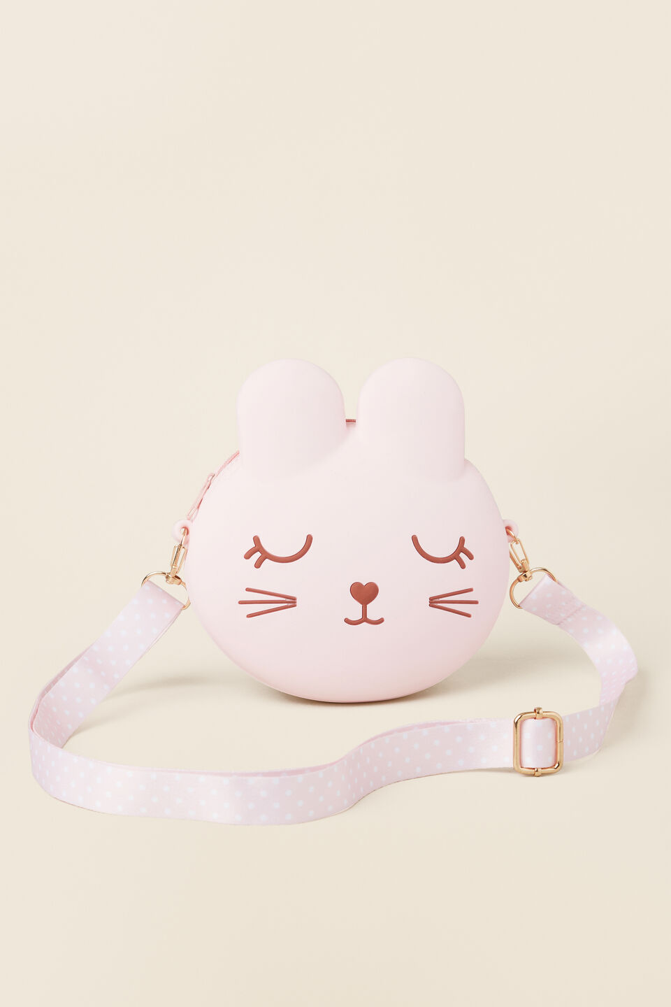 Bunny Silicon Bag  Dusty Rose