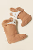 Bunny Gumboot Sock  Biscuit  hi-res