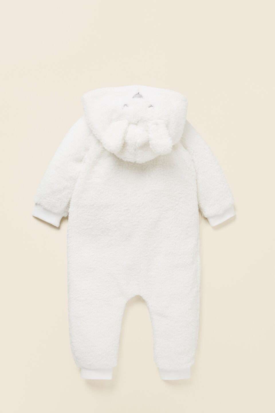 Bunny Sherpa Jumpsuit  Canvas