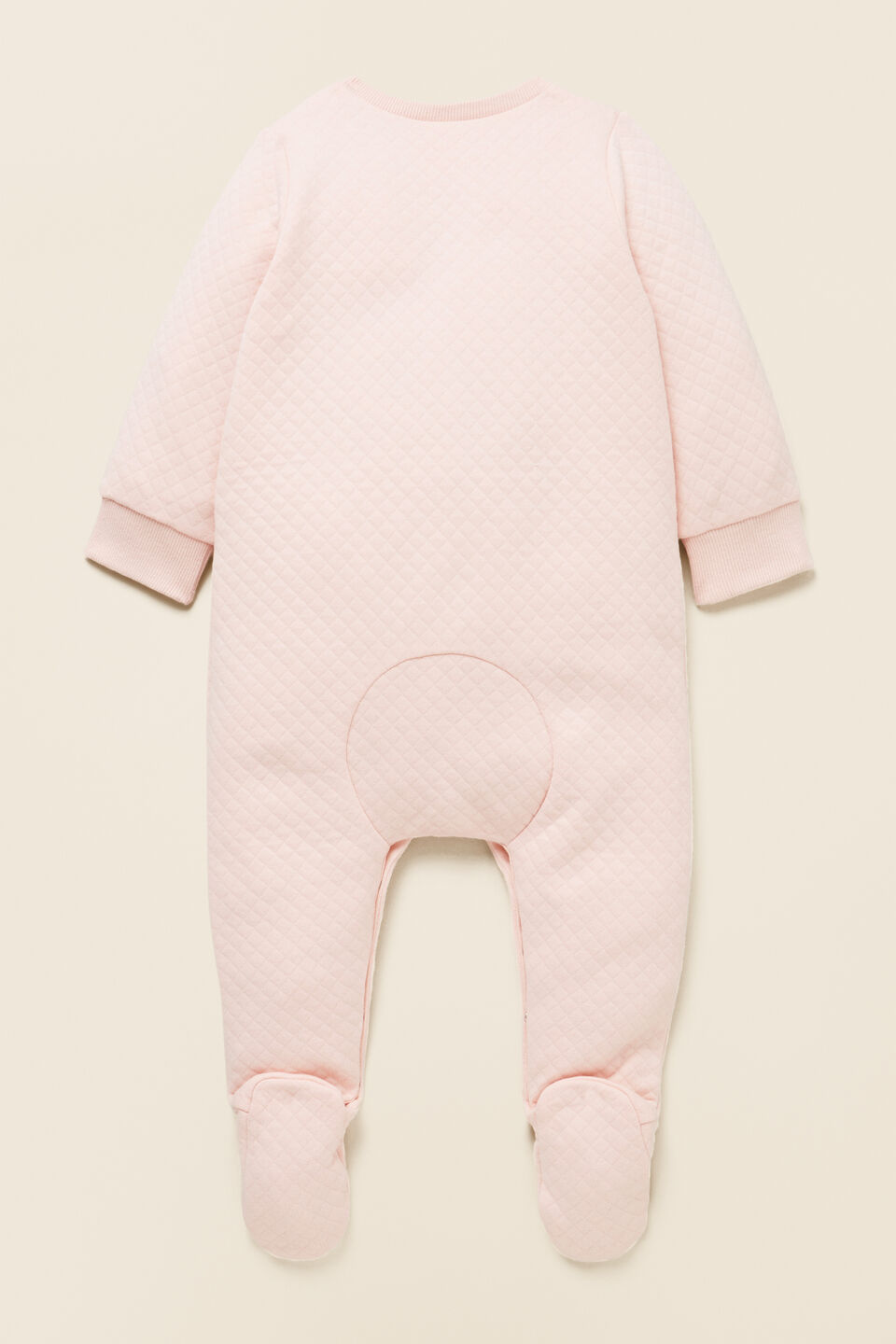 Quilted Bunny Jumpsuit  Pretty Pink