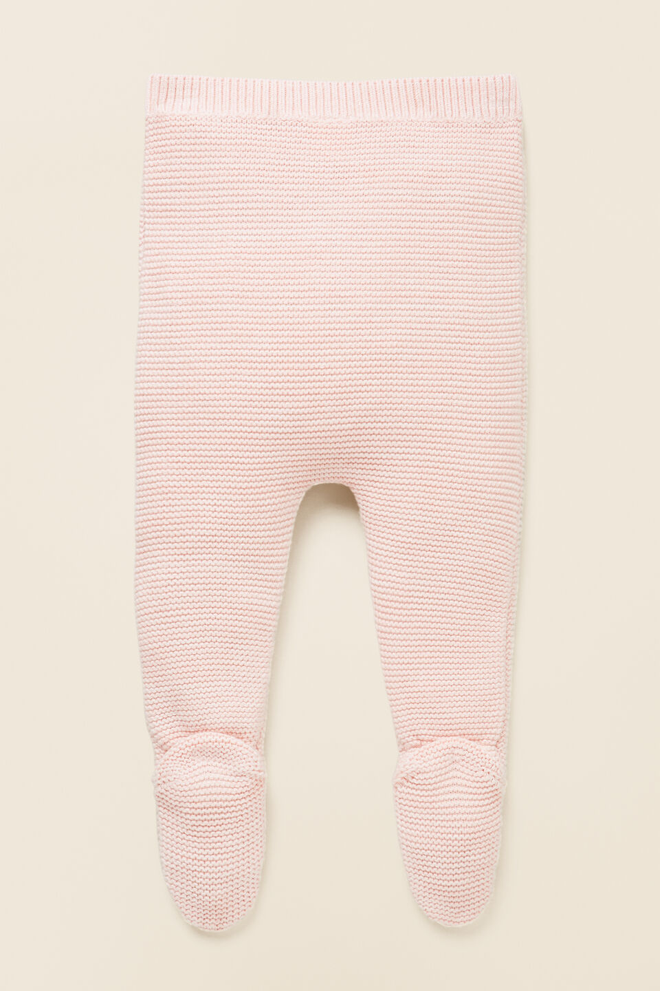 Mixy Knit Footed Legging  Pretty Pink