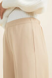 Wide Leg Pull On Pant  Champagne Beige  hi-res