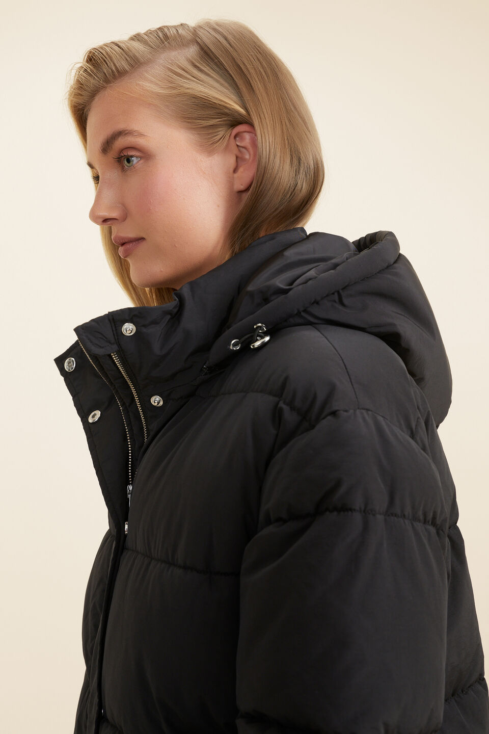 Core Puffer Jacket  Black