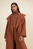 Wool Side Split Coat  Mahogany  hi-res