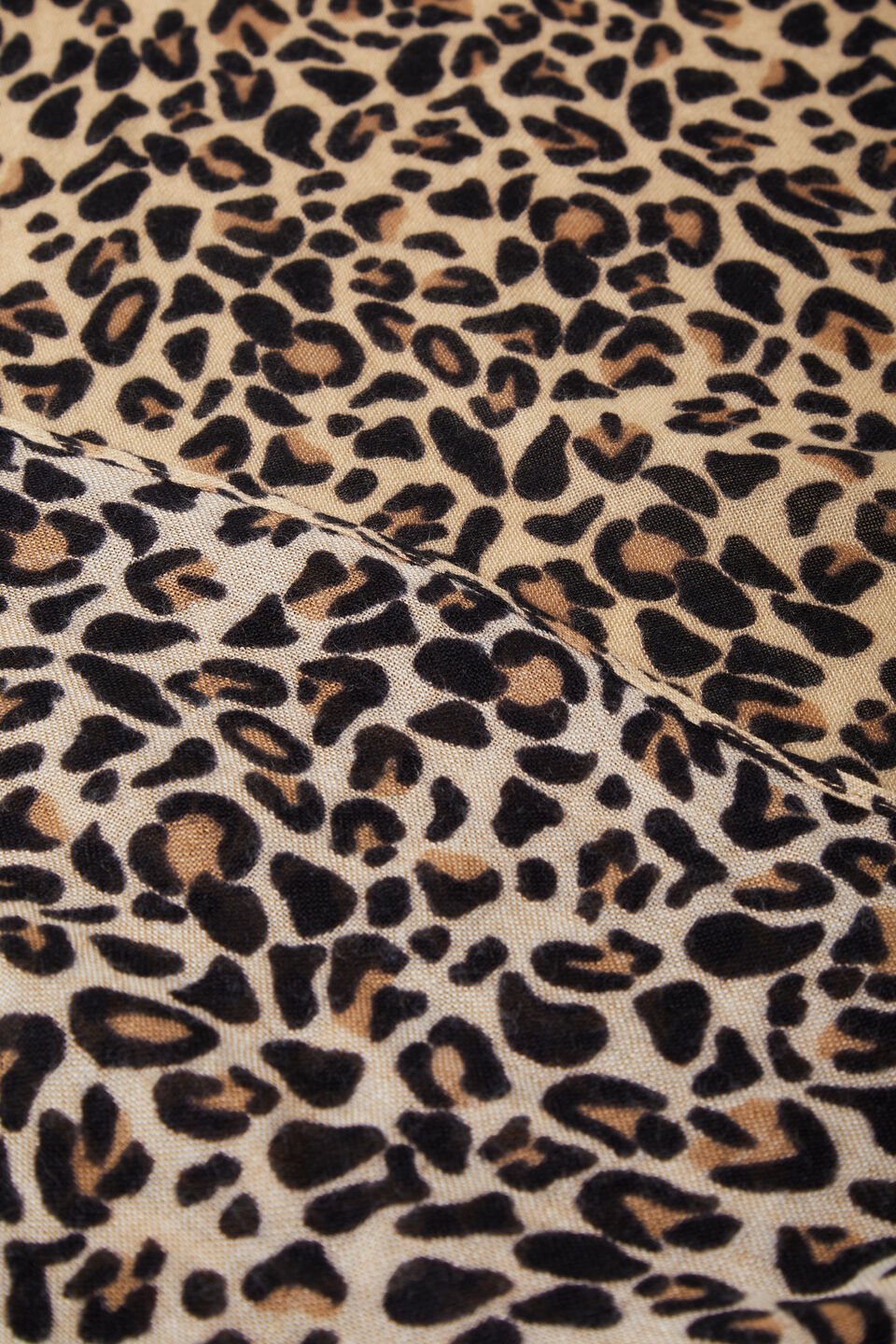 Leopard Print Scarf  Multi
