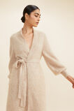 Mohair Rib Long Cardigan  Champagne Beige Marle  hi-res