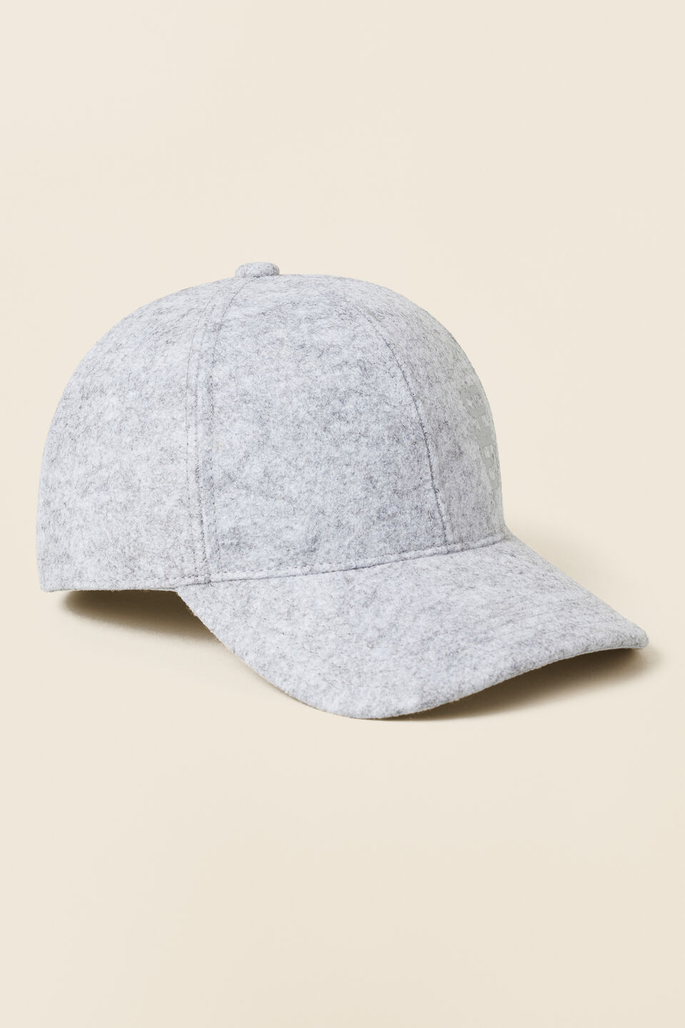 Seed Logo Felt Cap  Grey Marle