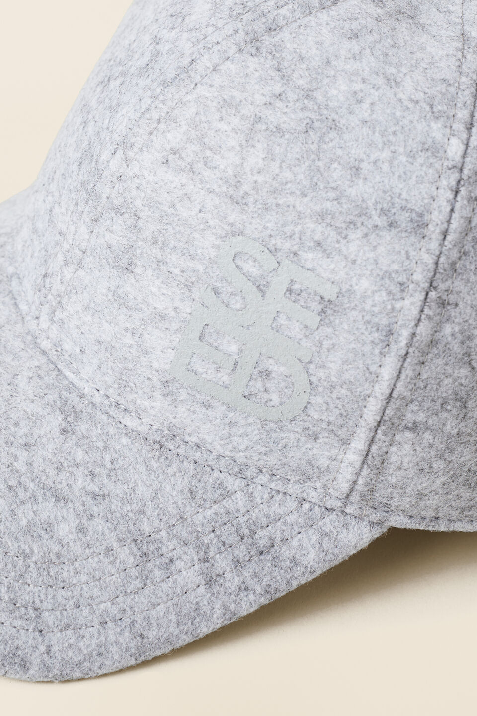 Seed Logo Felt Cap  Grey Marle