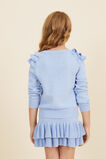 Frill Sweater  Powder Blue  hi-res