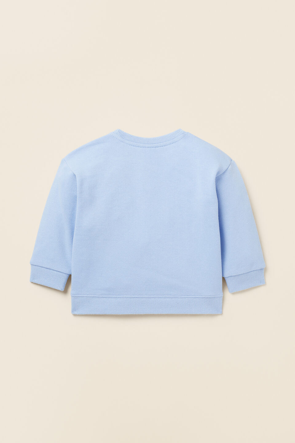 Lemon Motif Sweat  Powder Blue