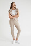 Terry Tapered Trackpant  Soft Mink Marle  hi-res