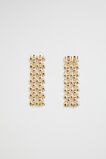 Woven Link Earring  Gold  hi-res