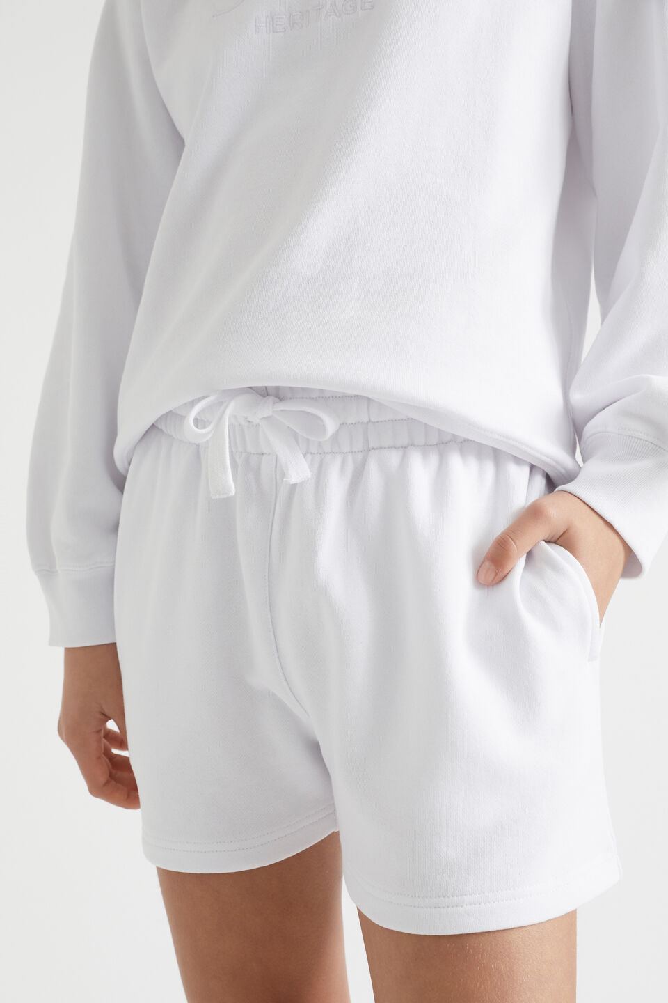 Core Sweat Short  White