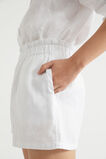 Core Linen Paperbag Short  Whisper White  hi-res