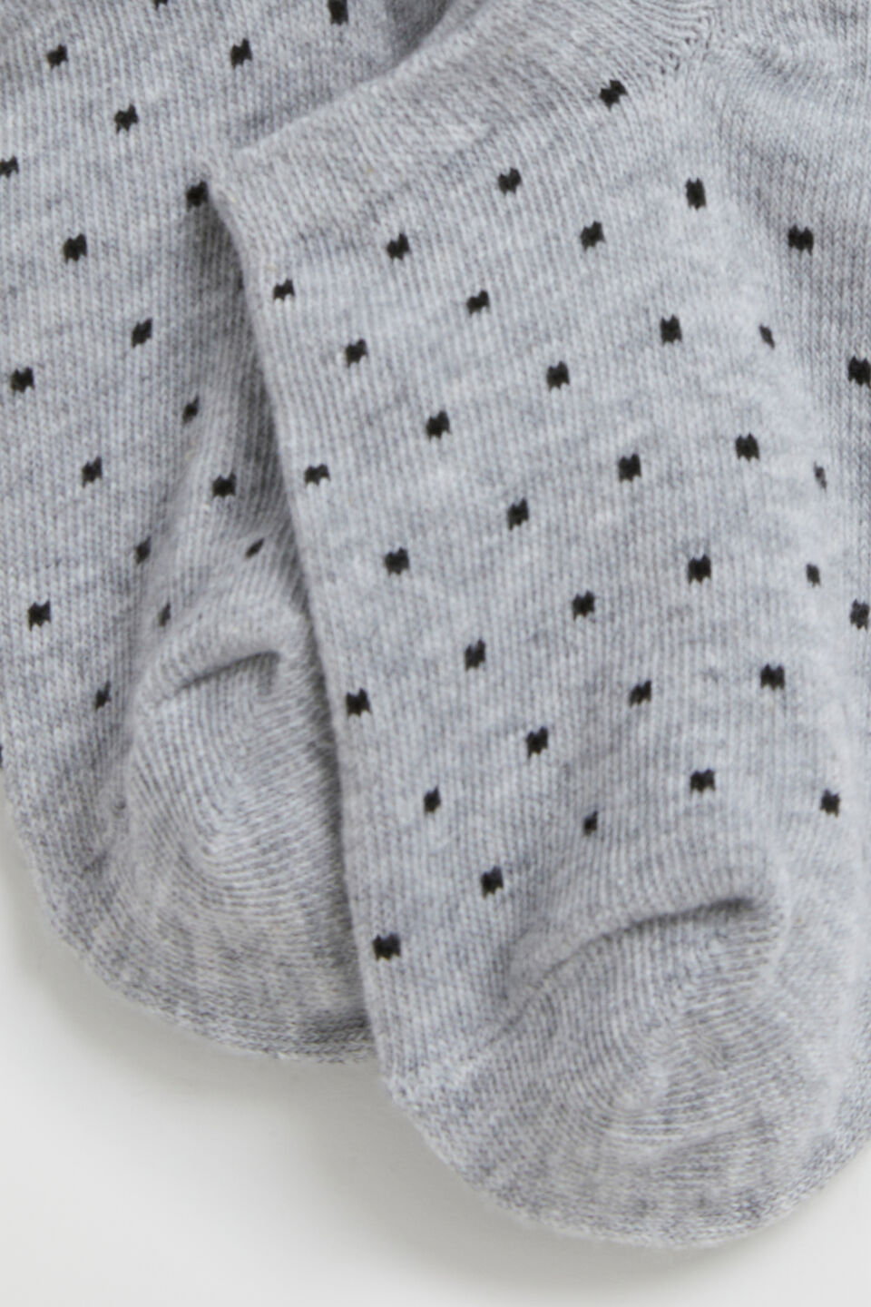 Dot Sneaker Sock  Grey Marle Spot