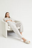 Cotton Pyjama Pant  Olive Stripe  hi-res