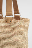Raffia Slouch Tote  Natural Toffee  hi-res