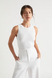 Cotton Knit Top  Whisper White  hi-res