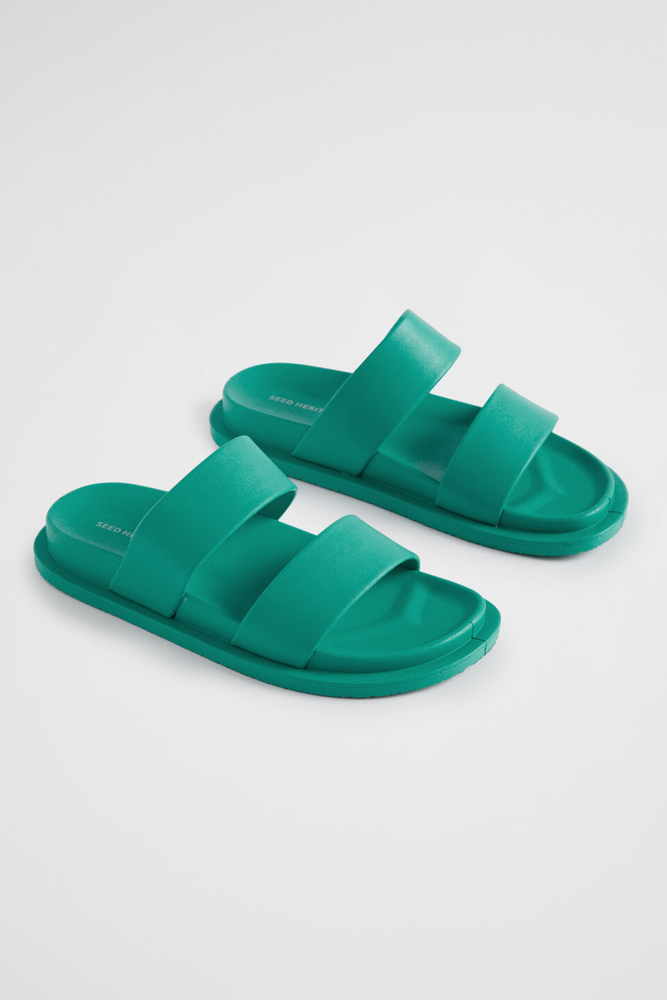 Double Strap Jelly  Deep Teal