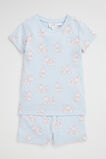 Poodle Pyjama  Baby Blue  hi-res
