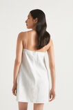 Linen A Line Mini Dress  Whisper White  hi-res