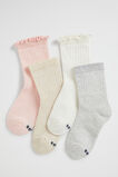 Rib Sock 4 Pack  Multi  hi-res