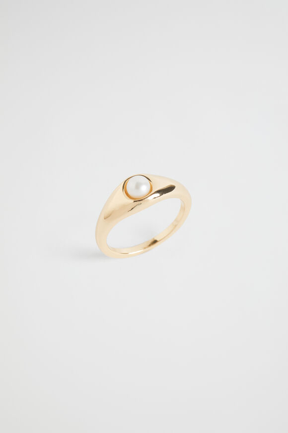 Pearl Ring  Gold  hi-res