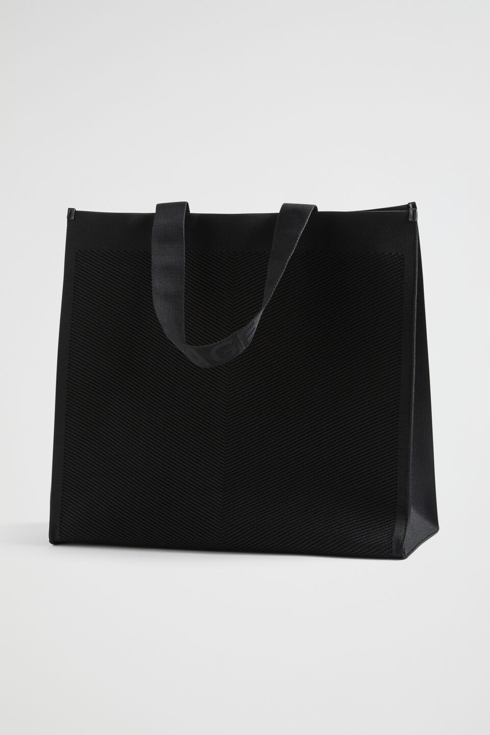 Knitted Tote  Black