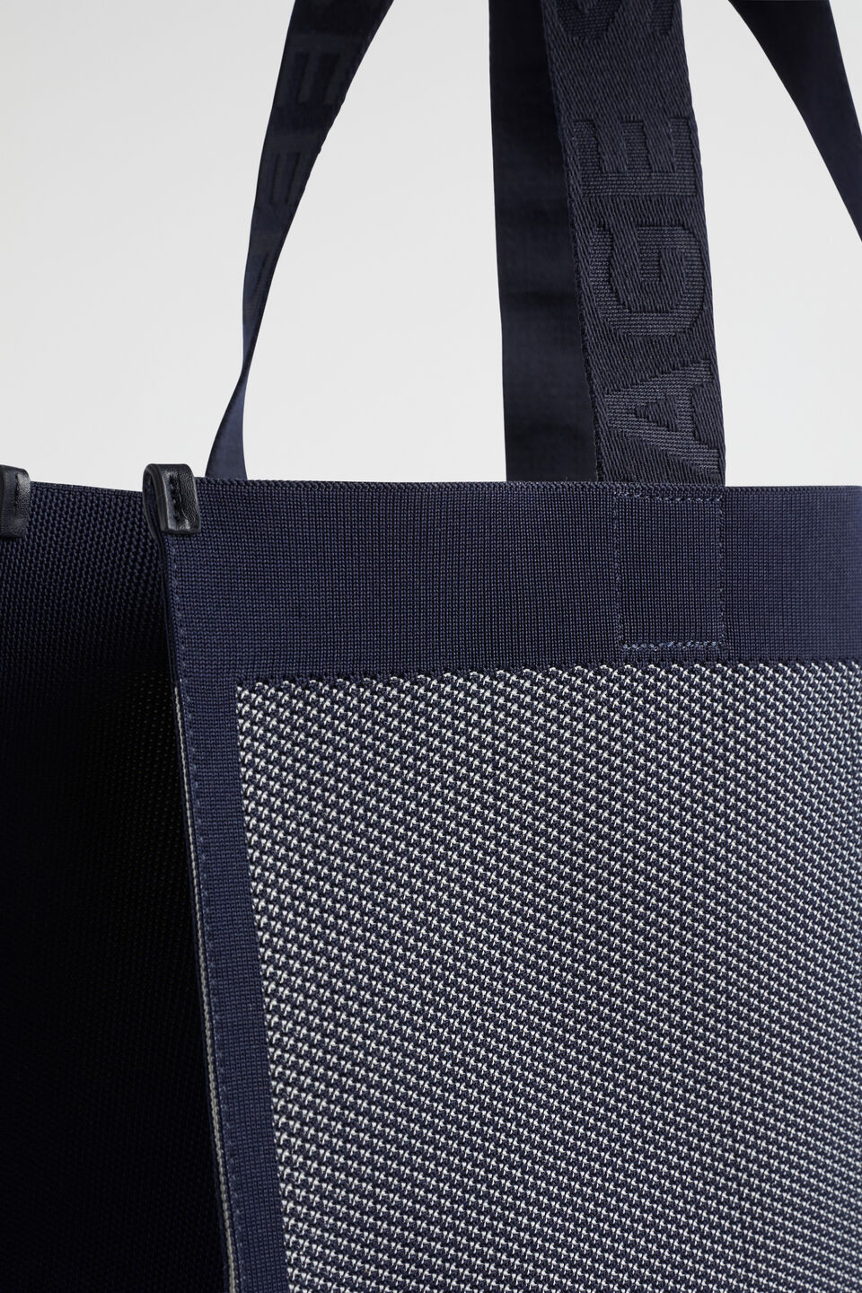 Knitted Tote  Midnight Sky