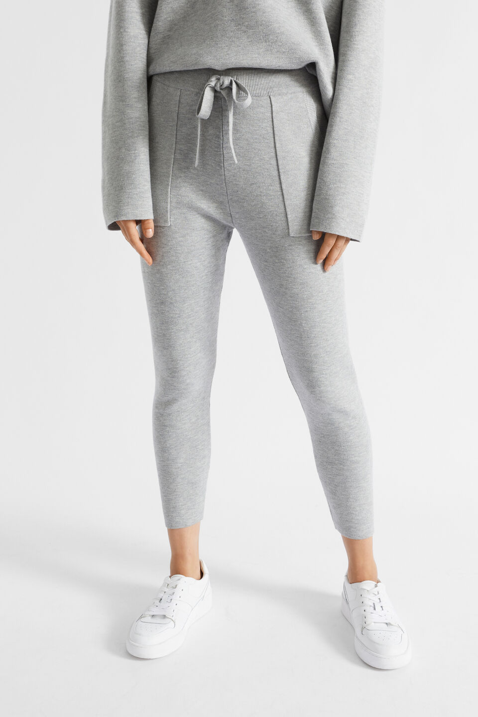 Double Knit Trackpant  Silver Marle