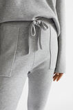 Double Knit Trackpant  Silver Marle  hi-res
