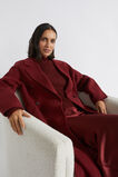 Wool Blend Man Style Coat  Sangria  hi-res