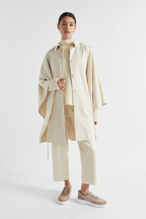 Trench Cape  Vanilla Cream  hi-res