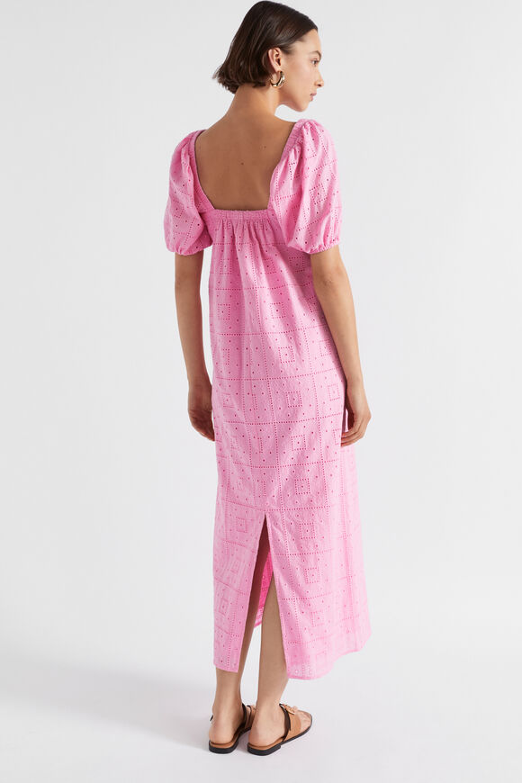 Broderie Maxi Dress  Pink Gin  hi-res